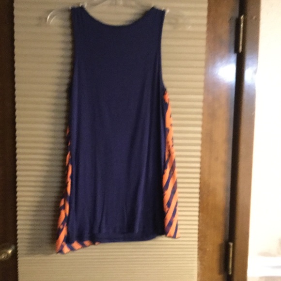 BEAUTIFUL ORANGE LAYERD TOP - Picture 2 of 3